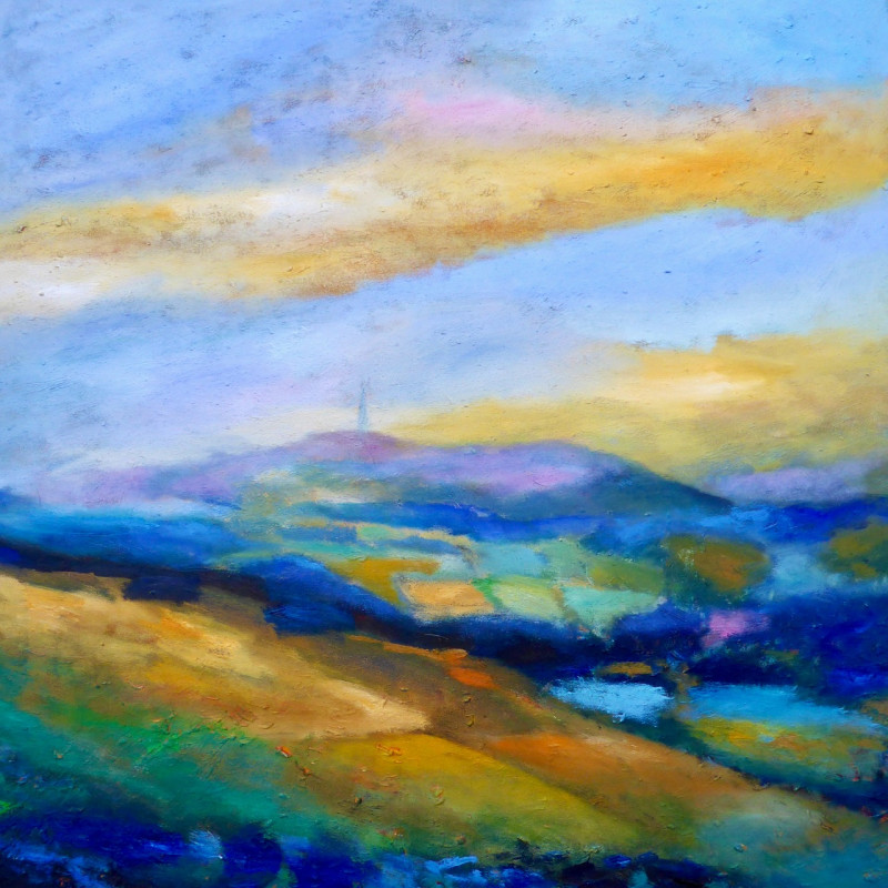 kaiserstuhl 2024  oel auf leinwand  cm x cm