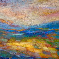 lichtfelder xvi 2023  o  l auf leinwand             cm x cm