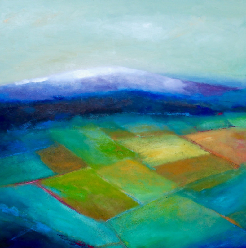 schneekuppe 2025  oel auf leinwand  cm x cm